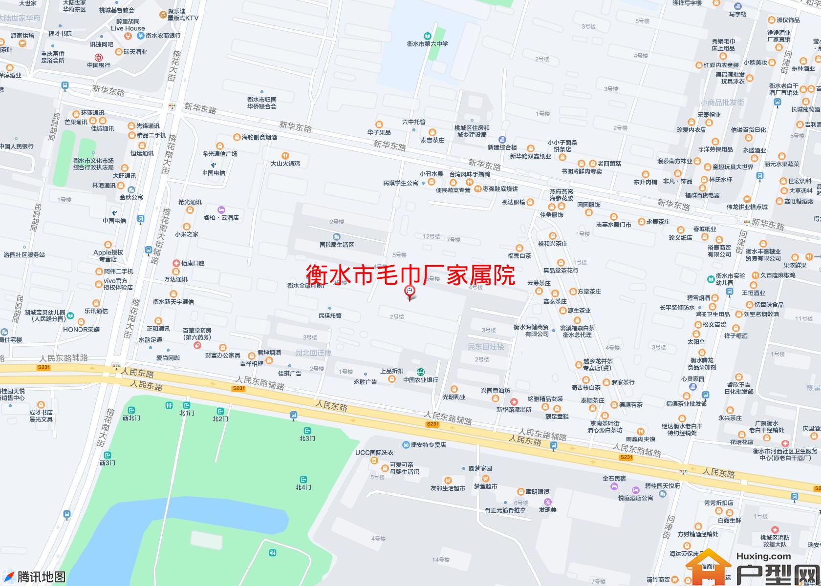 毛巾厂家属院小区 - 户型网