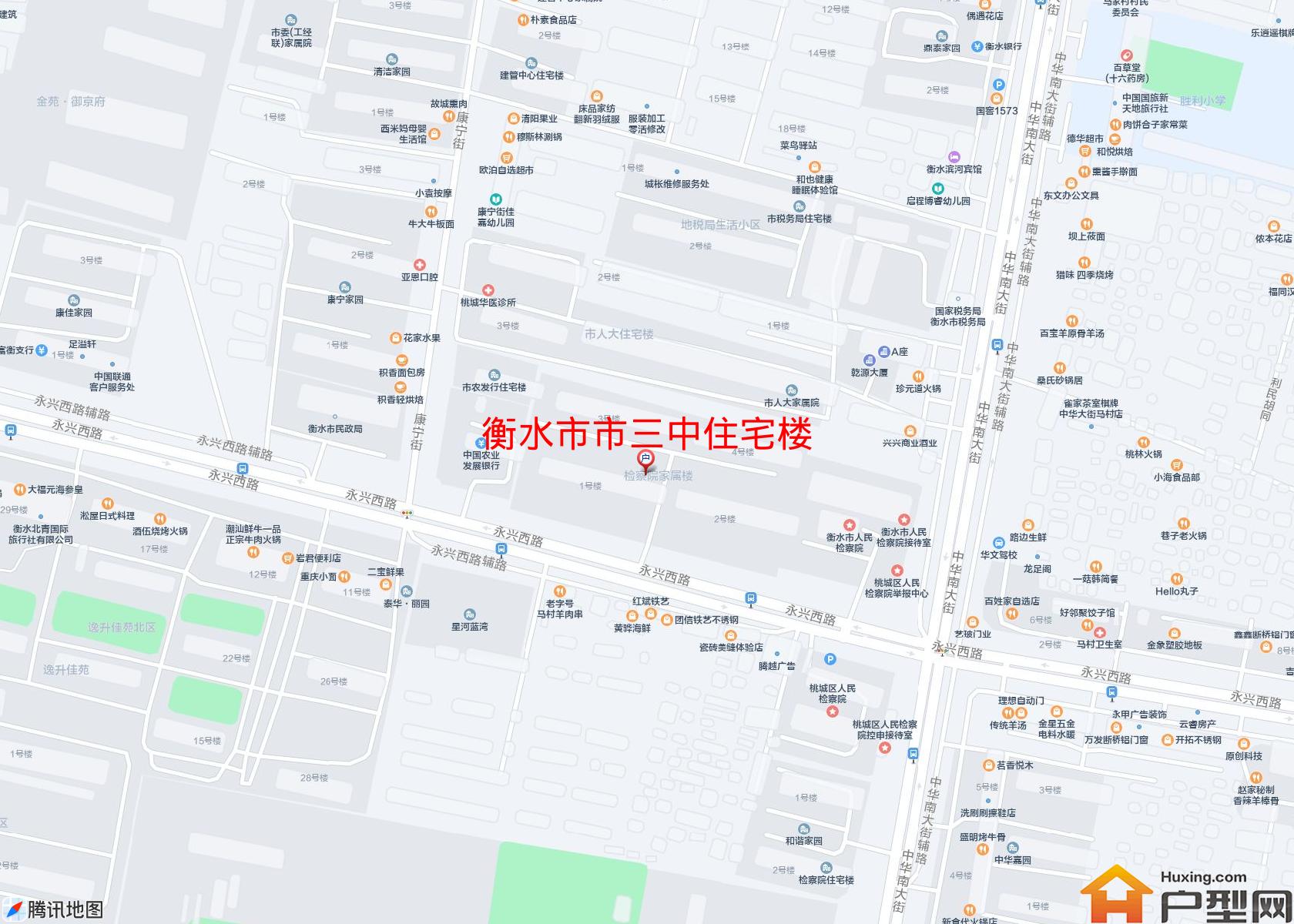 市三中住宅楼小区 - 户型网