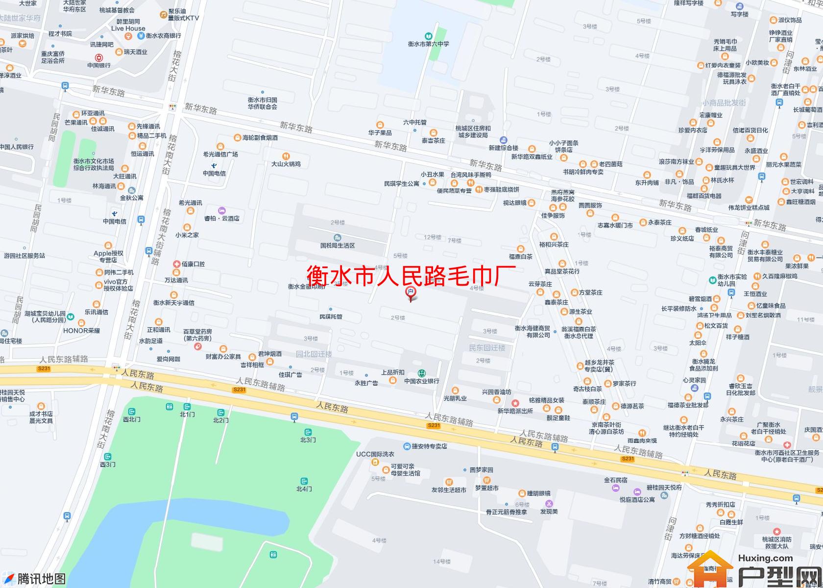 人民路毛巾厂小区 - 户型网
