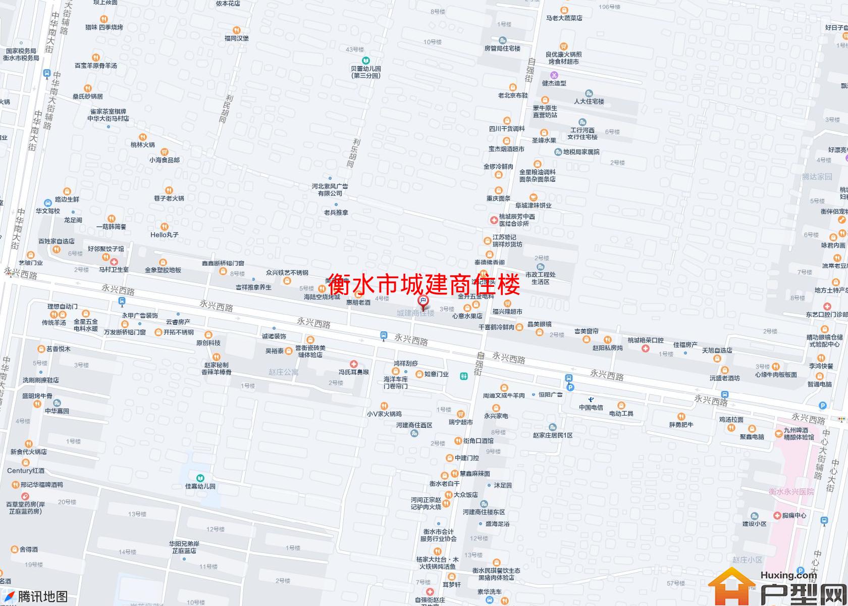 城建商住楼小区 - 户型网