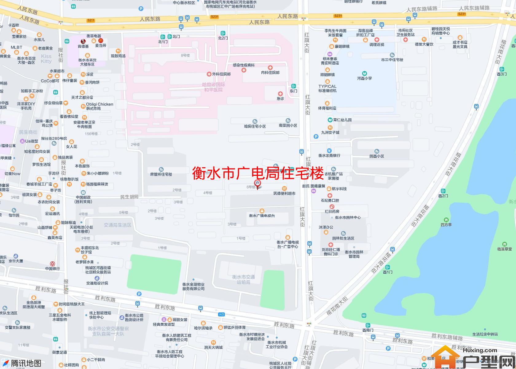 广电局住宅楼小区 - 户型网