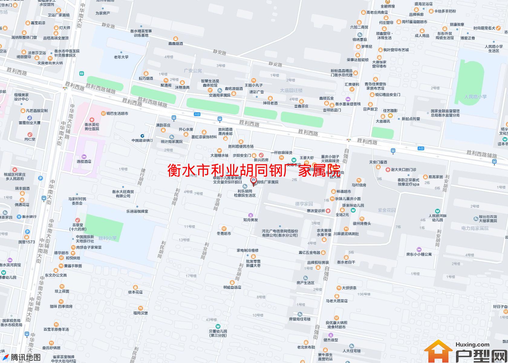 利业胡同钢厂家属院小区 - 户型网