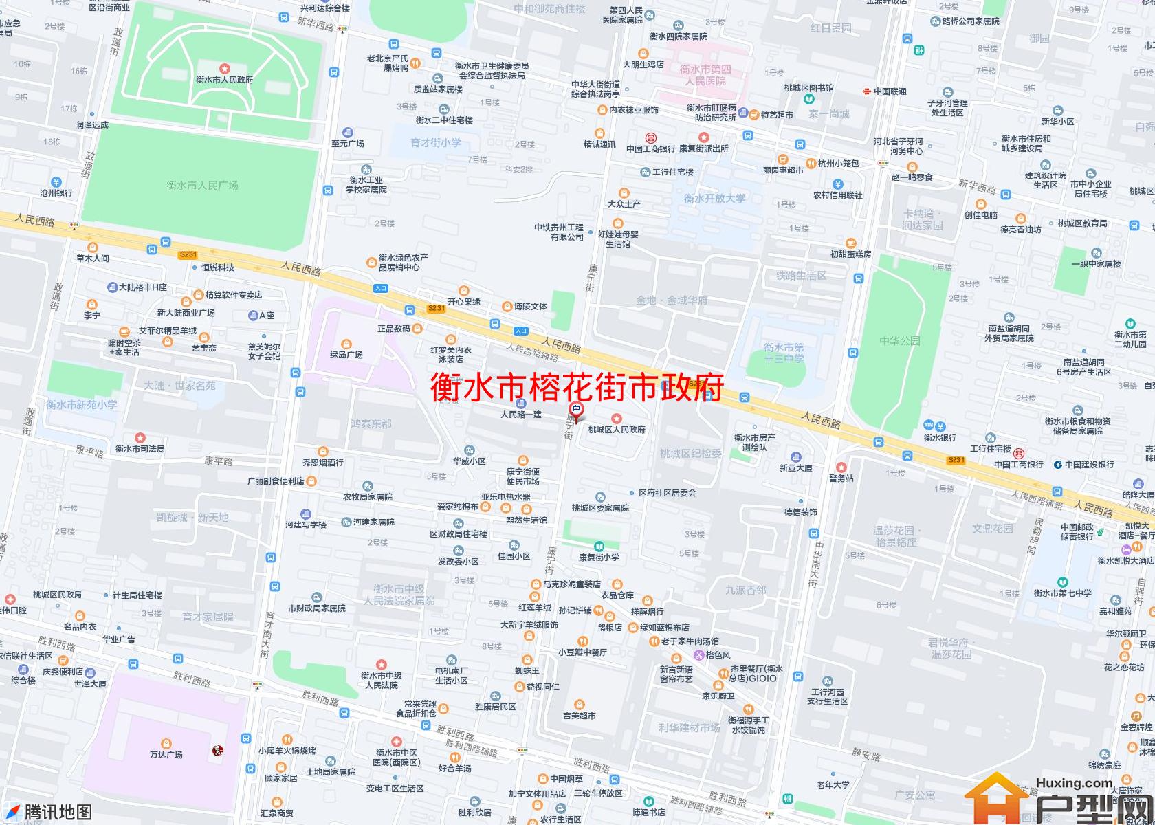 榕花街市政府小区 - 户型网