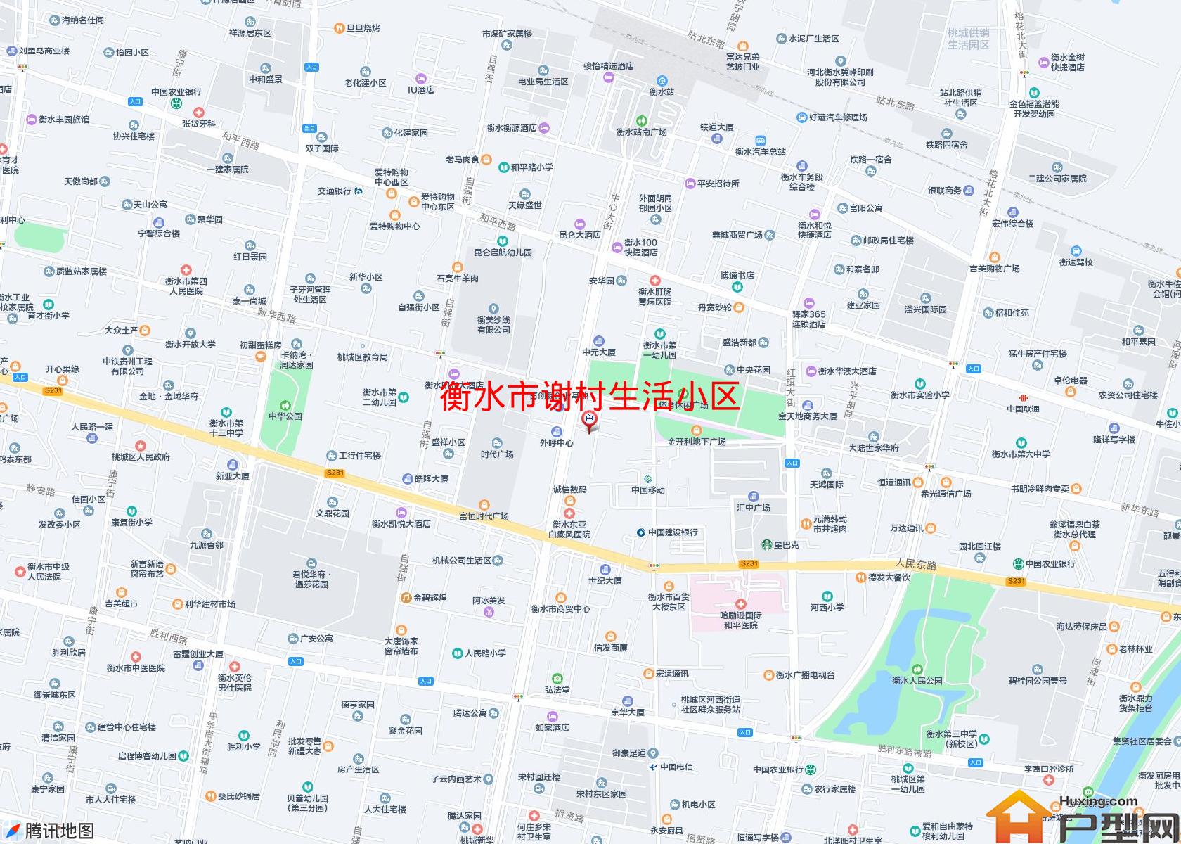 谢村生活小区小区 - 户型网