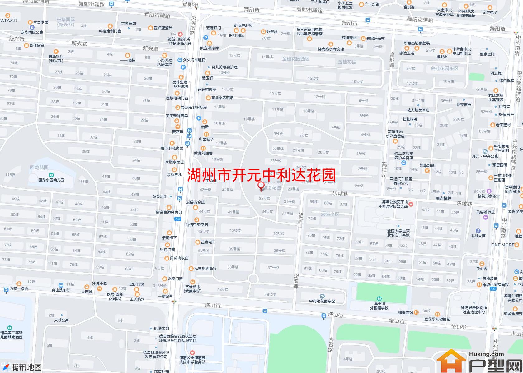 开元中利达花园小区 - 户型网
