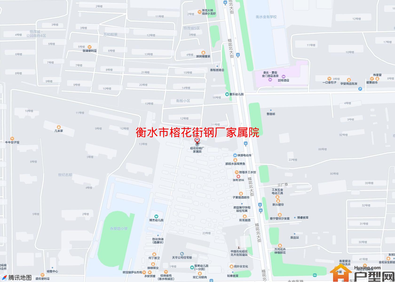 榕花街钢厂家属院小区 - 户型网