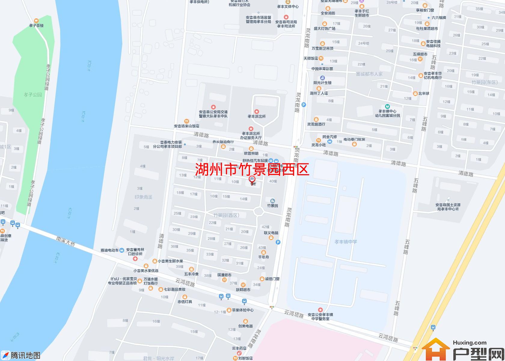竹景园西区小区 - 户型网