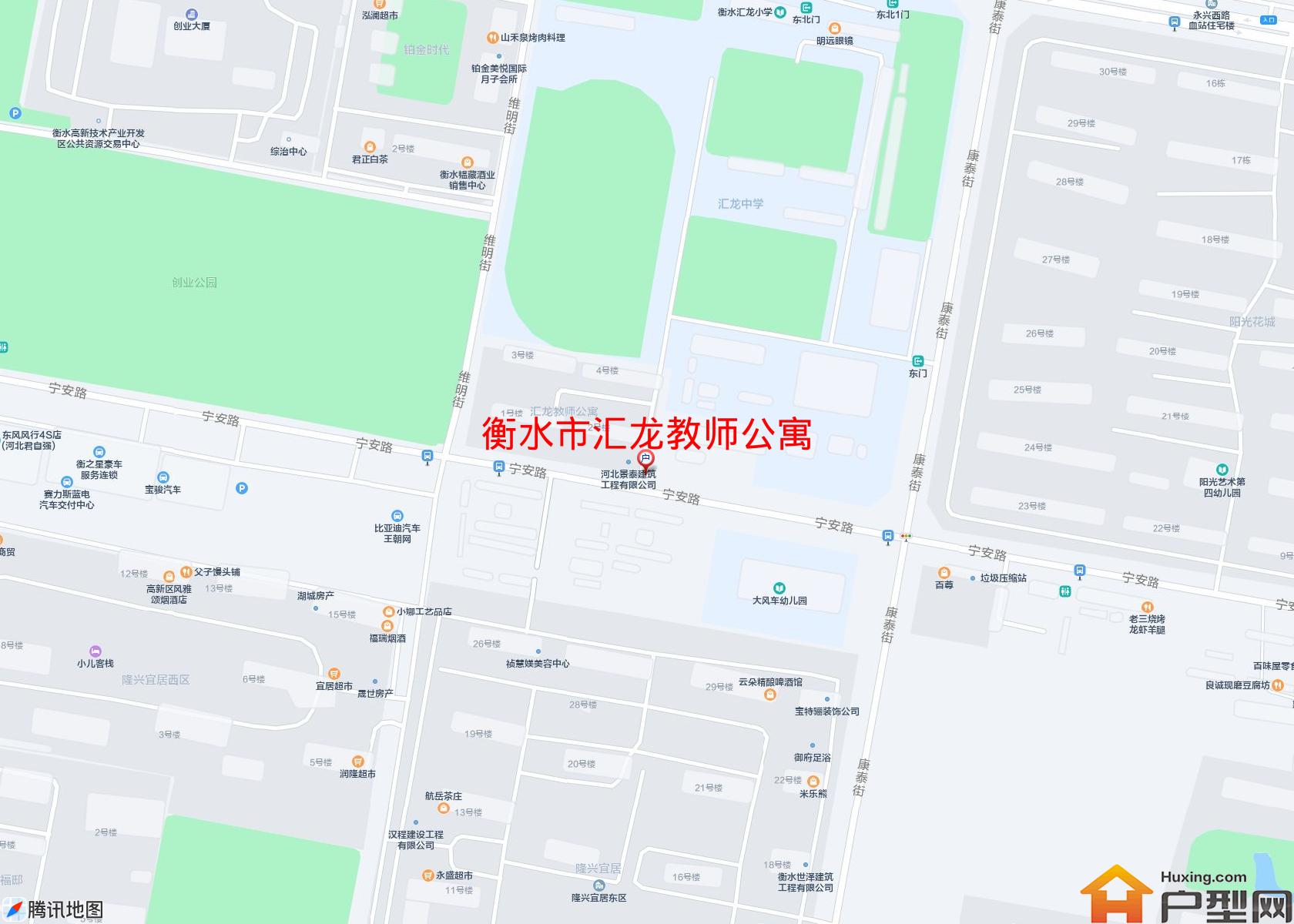 汇龙教师公寓小区 - 户型网