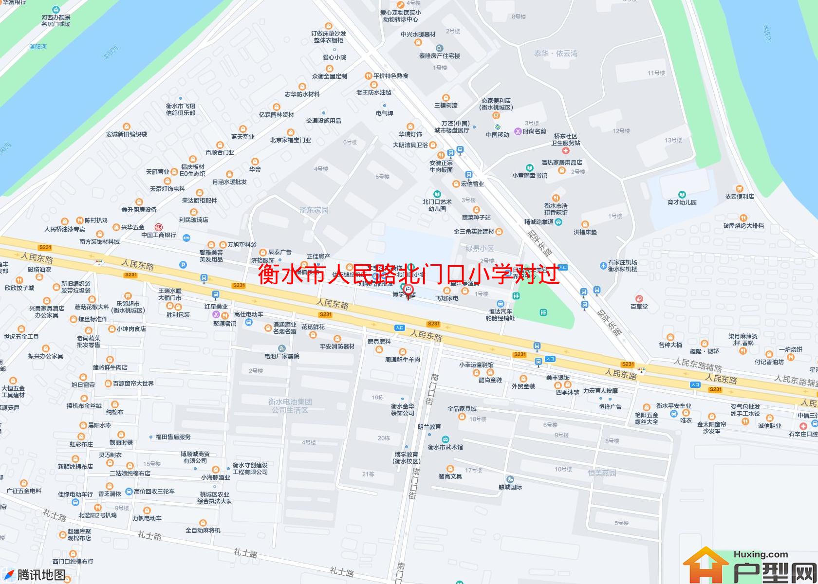 人民路北门口小学对过小区 - 户型网