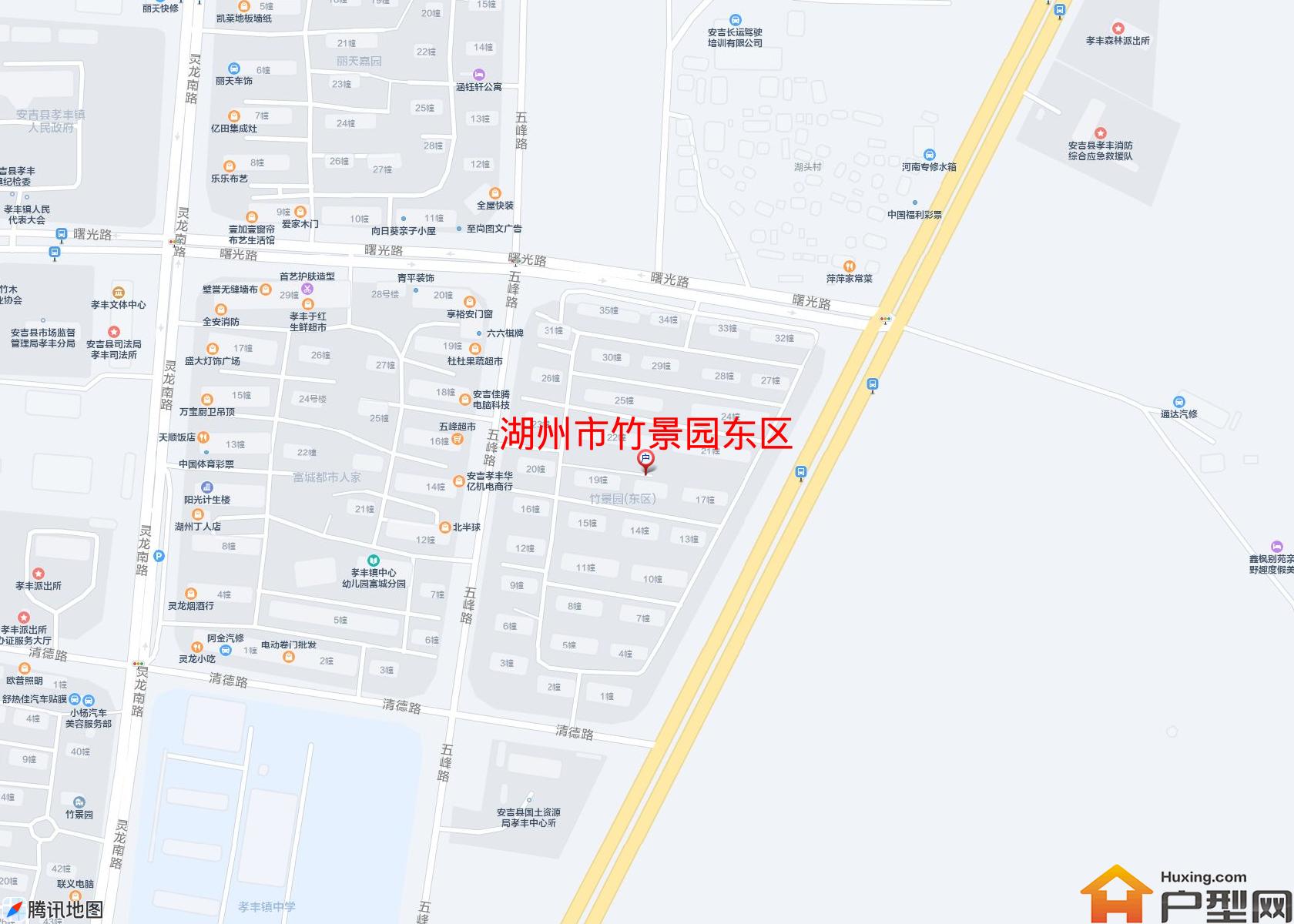 竹景园东区小区 - 户型网