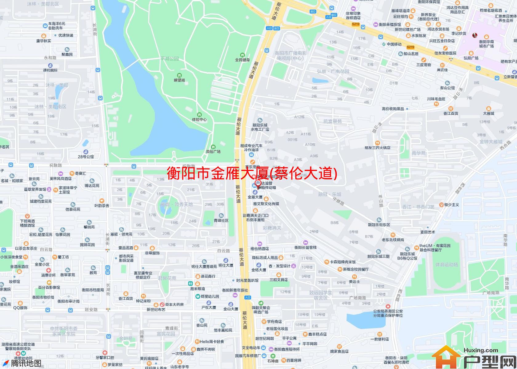 金雁大厦(蔡伦大道)小区 - 户型网