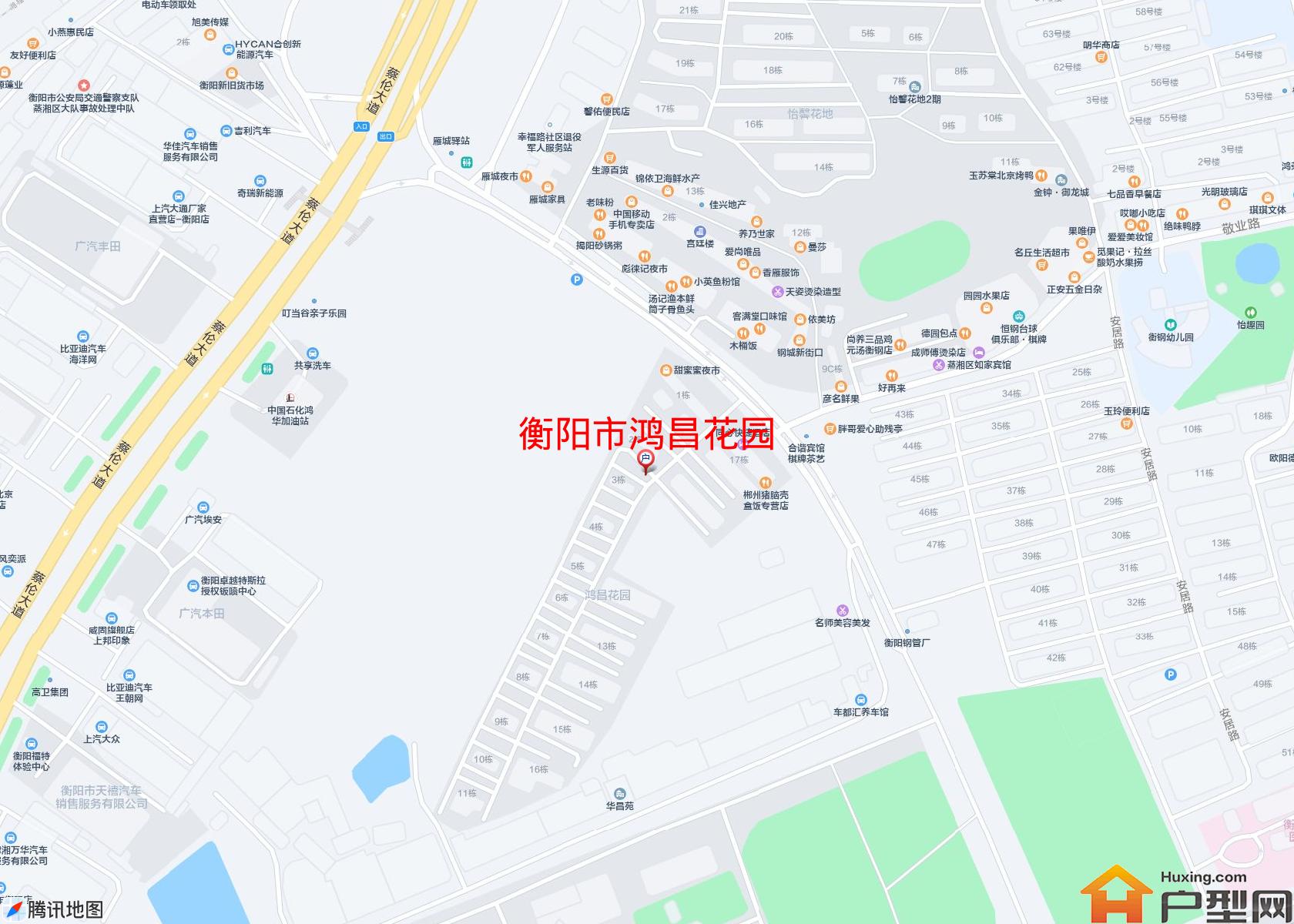 鸿昌花园小区 - 户型网
