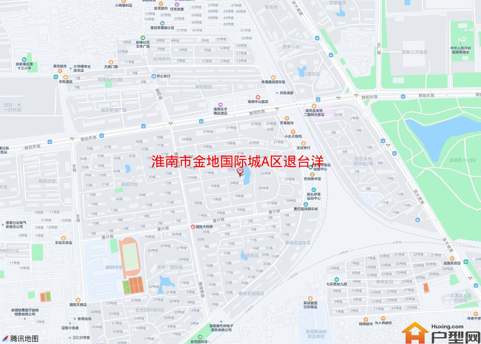 金地国际城A区退台洋小区 - 户型网