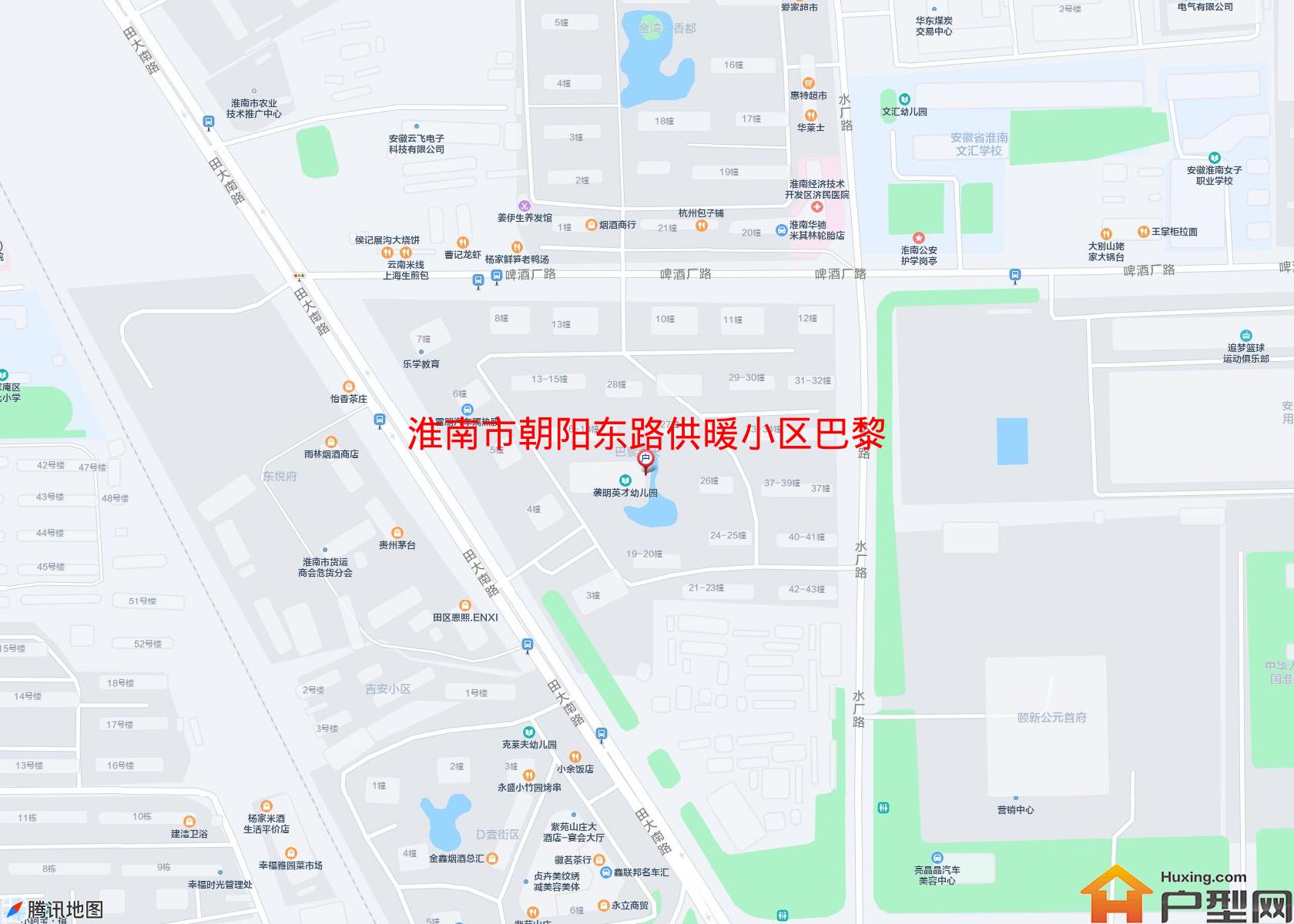 朝阳东路供暖小区巴黎小区 - 户型网