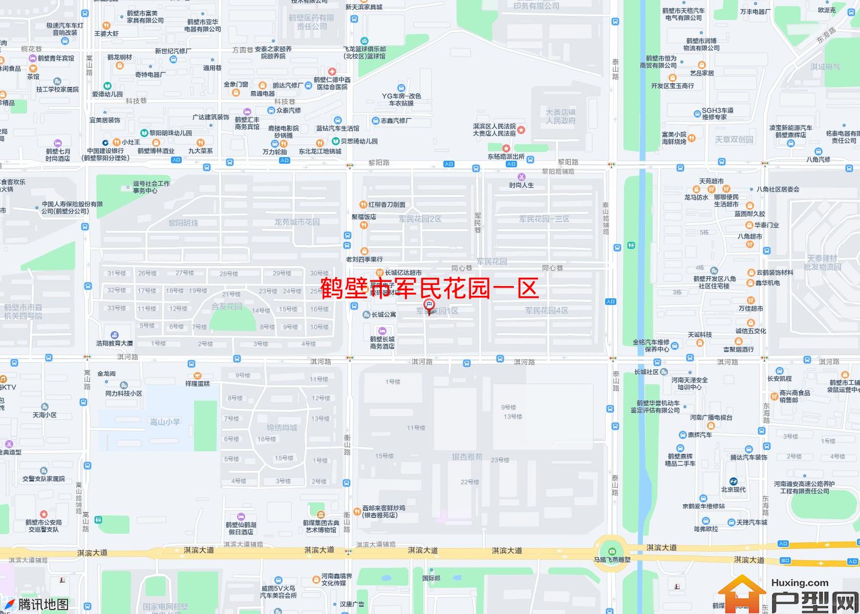 军民花园一区小区 - 户型网
