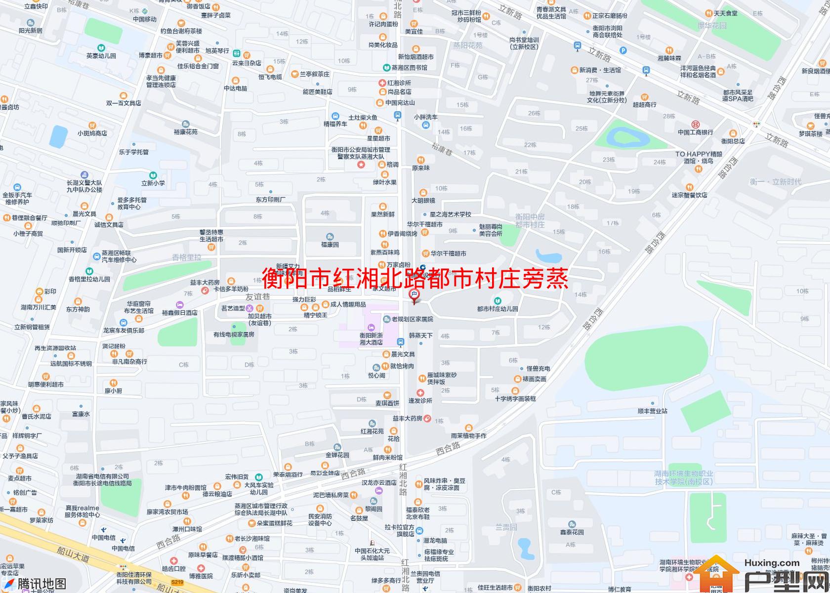红湘北路都市村庄旁蒸小区 - 户型网
