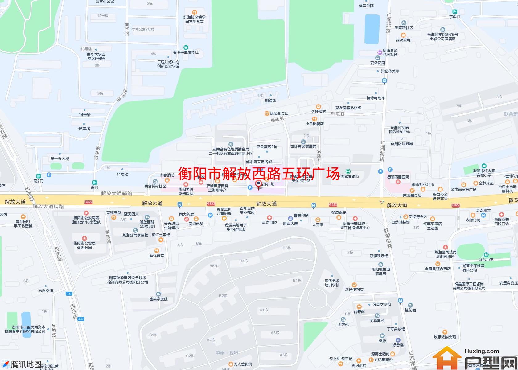 解放西路五环广场小区 - 户型网