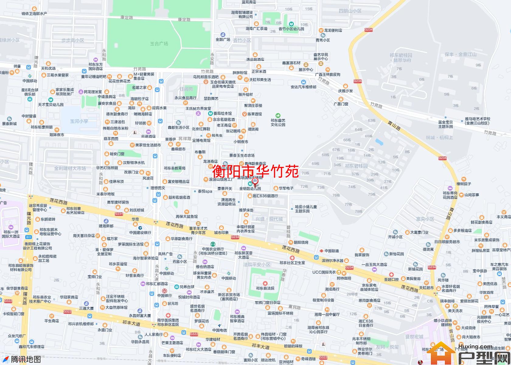 华竹苑小区 - 户型网