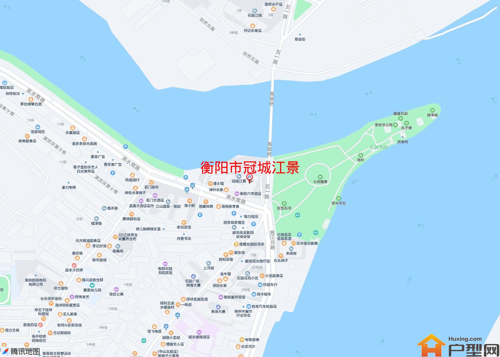 冠城江景小区 - 户型网
