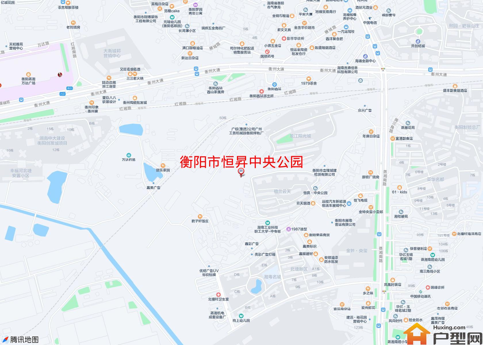 恒昇中央公园小区 - 户型网