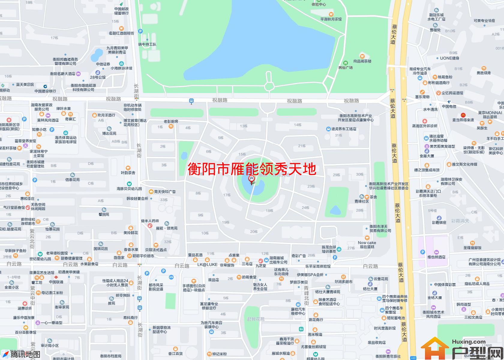 雁能领秀天地小区 - 户型网