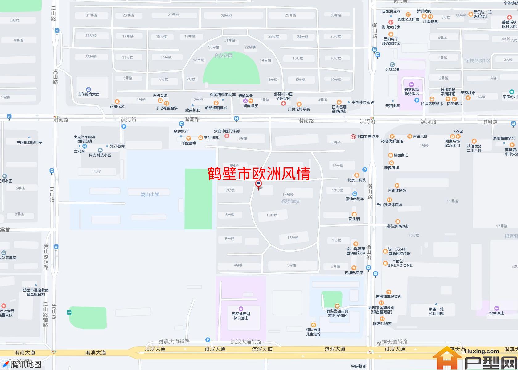 欧洲风情小区 - 户型网