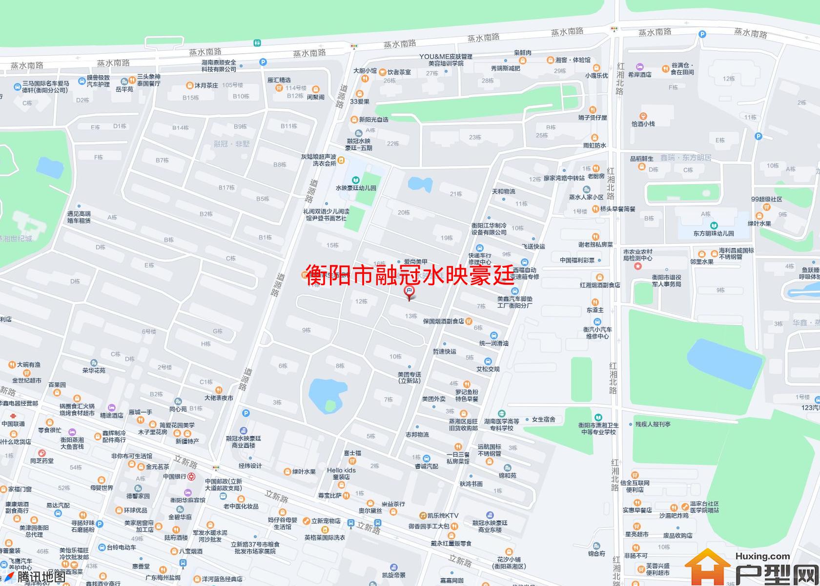 融冠水映豪廷小区 - 户型网