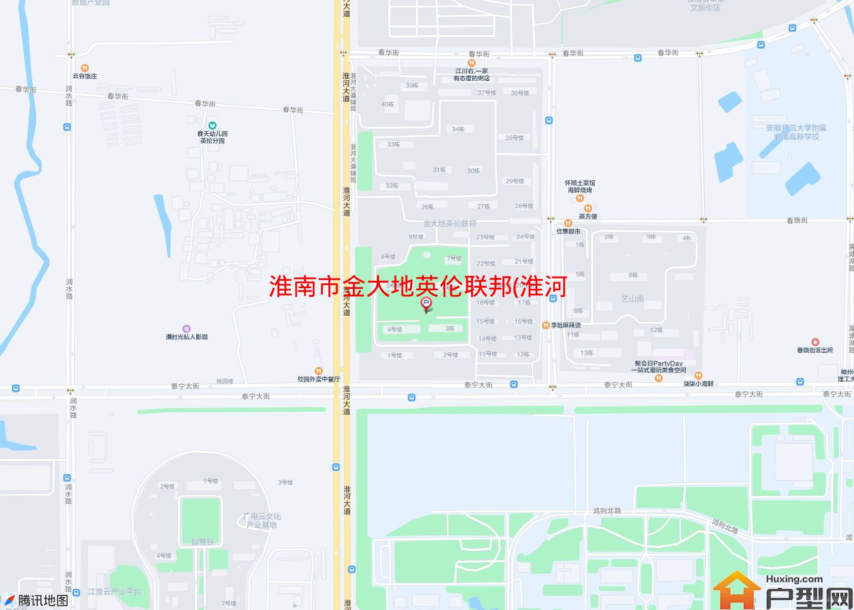 金大地英伦联邦(淮河大道中段)小区 - 户型网