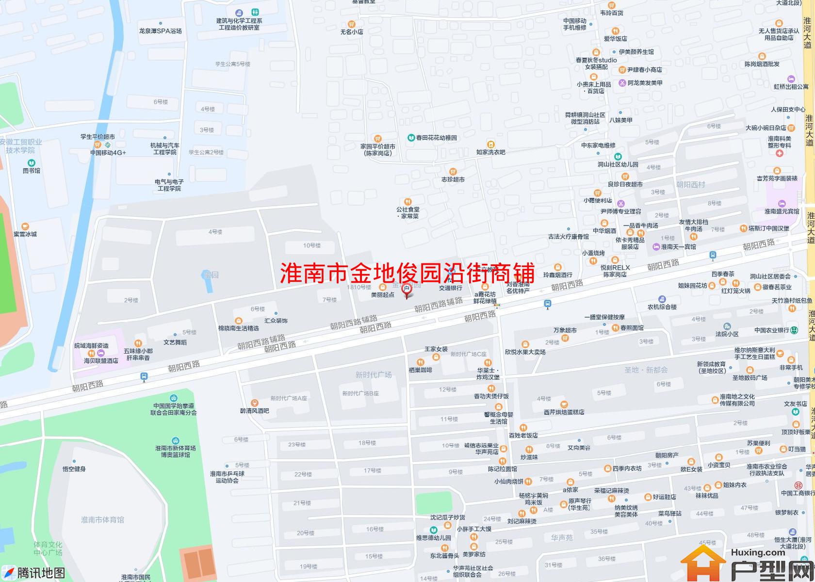 金地俊园沿街商铺小区 - 户型网