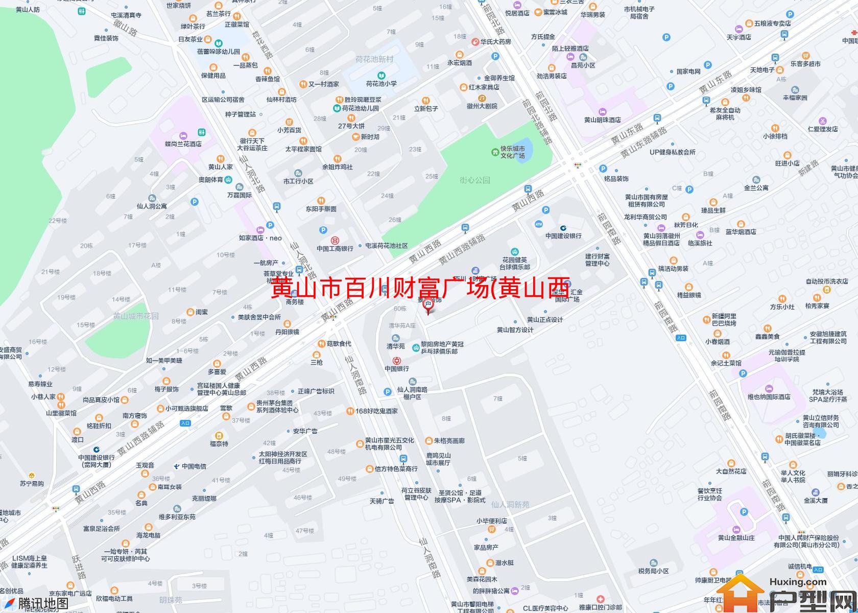 百川财富广场(黄山西路76号)小区 - 户型网