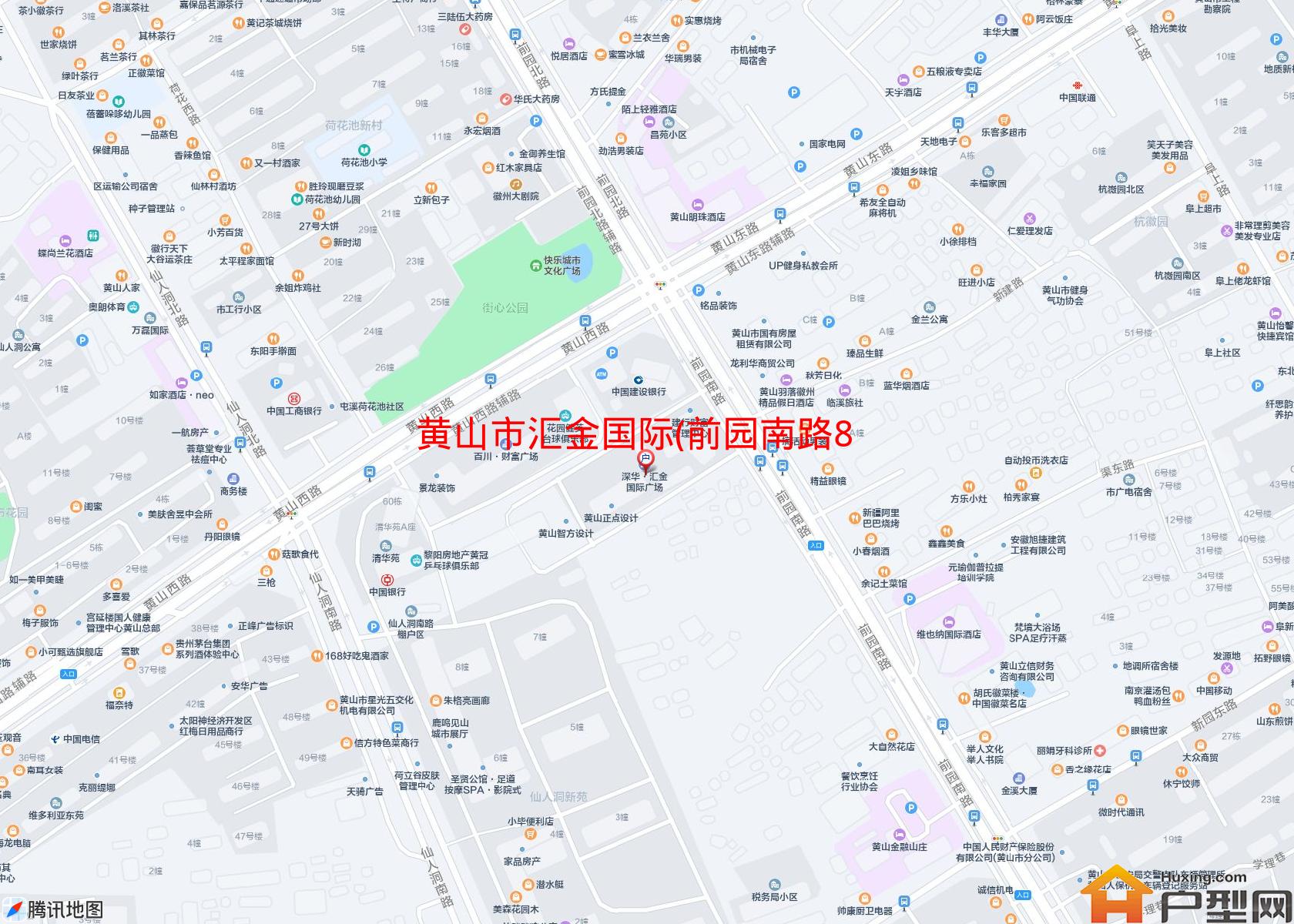汇金国际(前园南路8号)小区 - 户型网