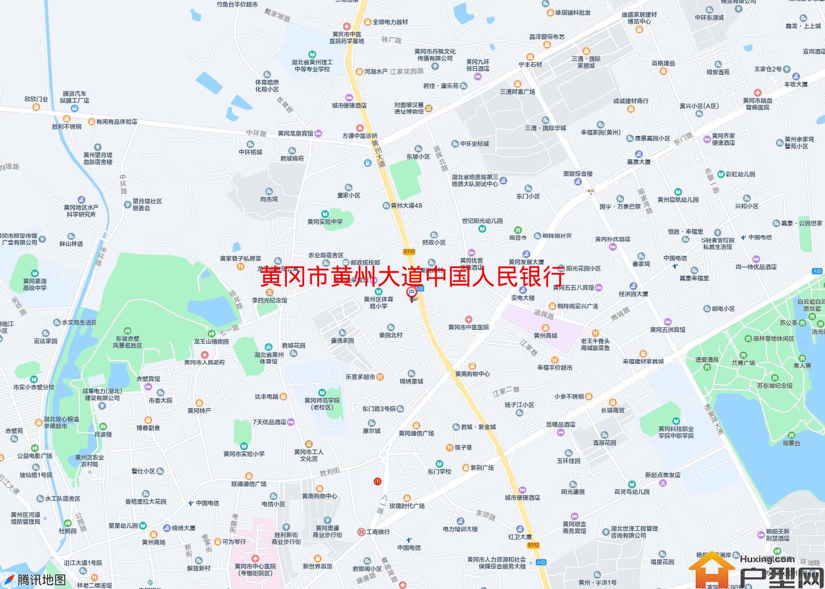 黄州大道中国人民银行小区 - 户型网