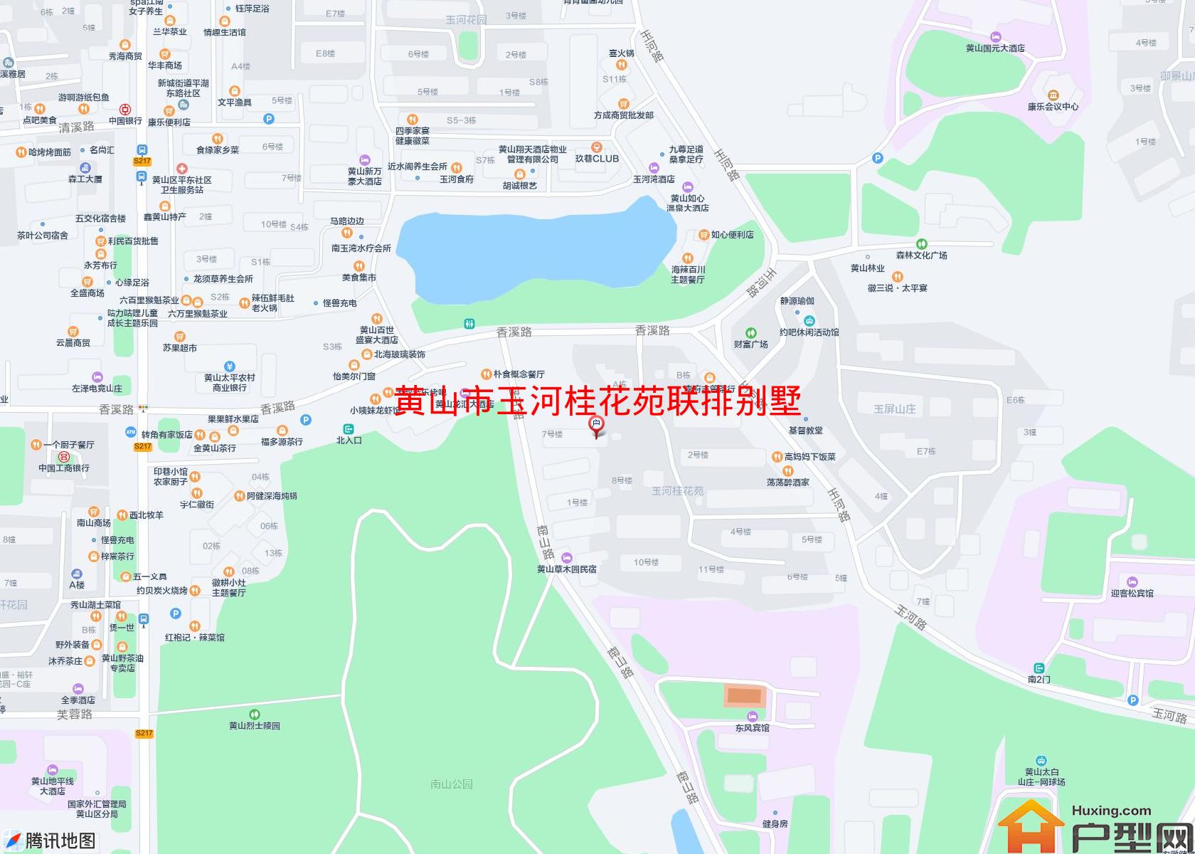 玉河桂花苑联排别墅小区 - 户型网