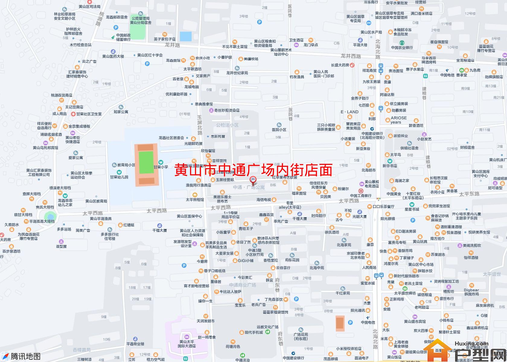 中通广场内街店面小区 - 户型网