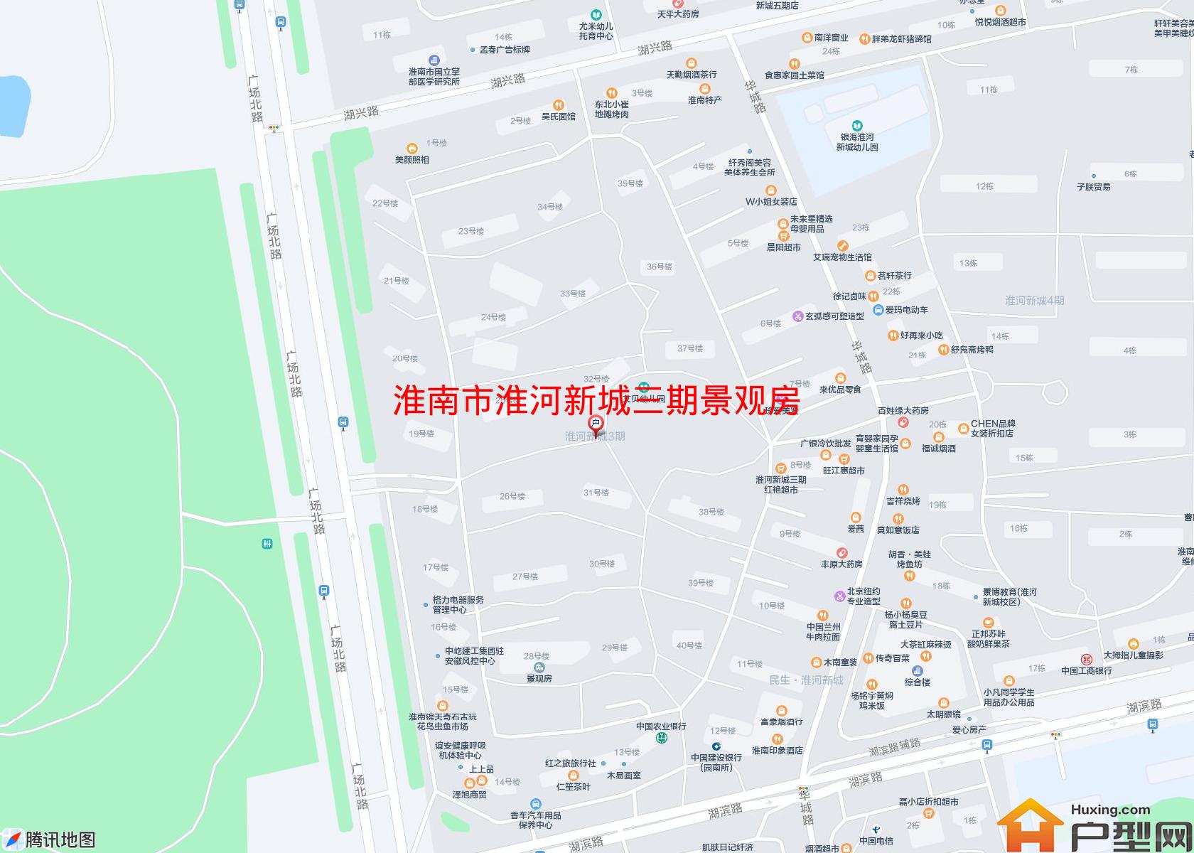 淮河新城三期景观房小区 - 户型网