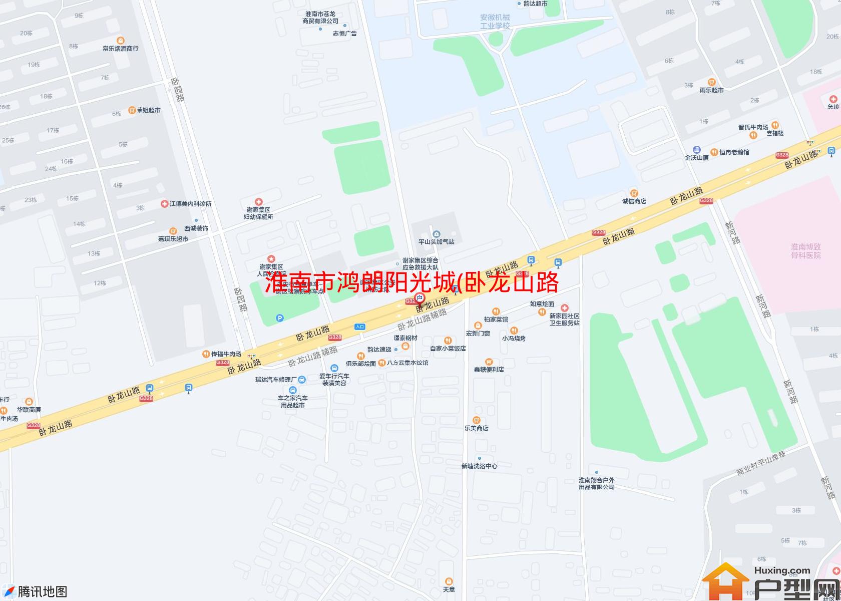 鸿朗阳光城(卧龙山路)小区 - 户型网