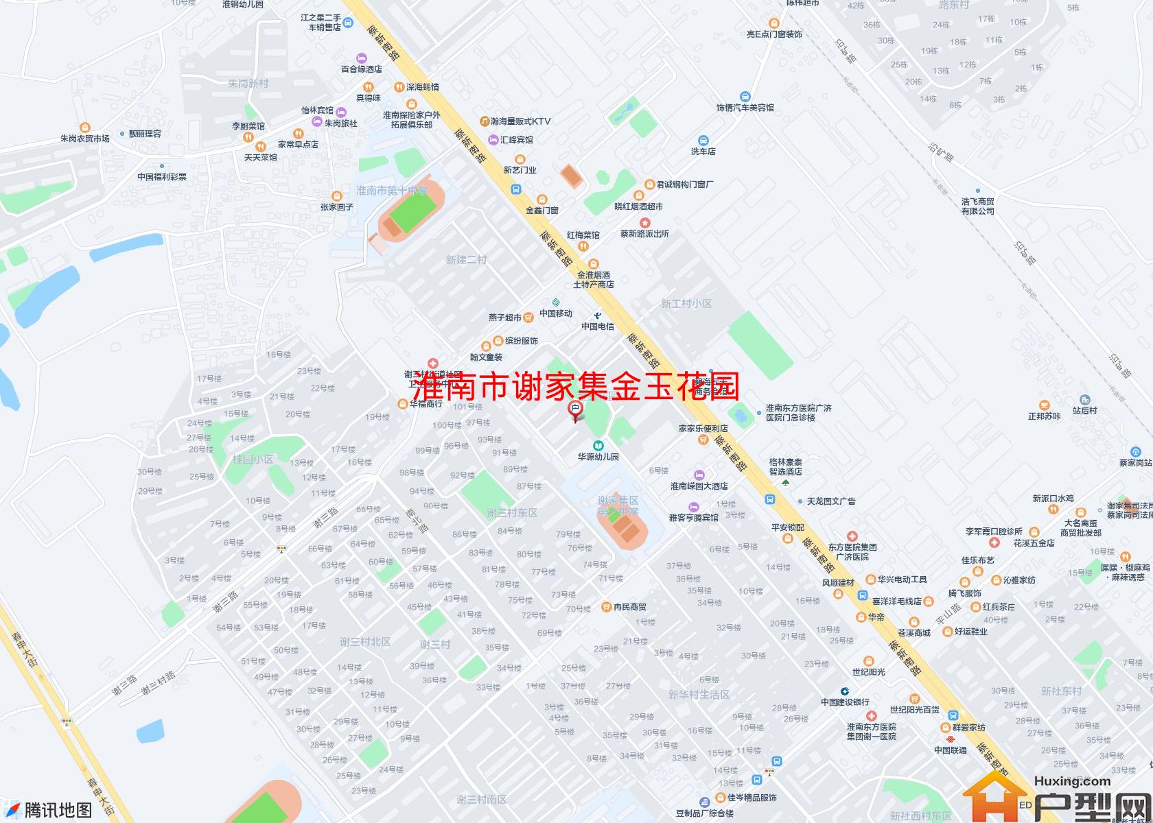 谢家集金玉花园小区 - 户型网