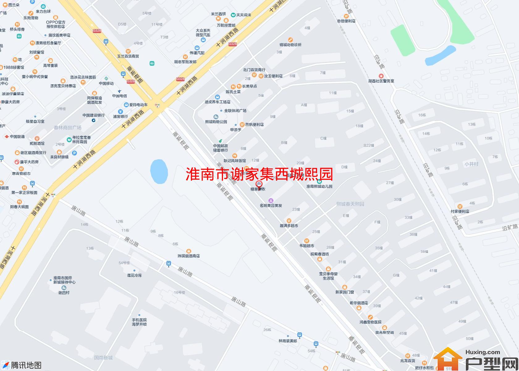 谢家集西城熙园小区 - 户型网