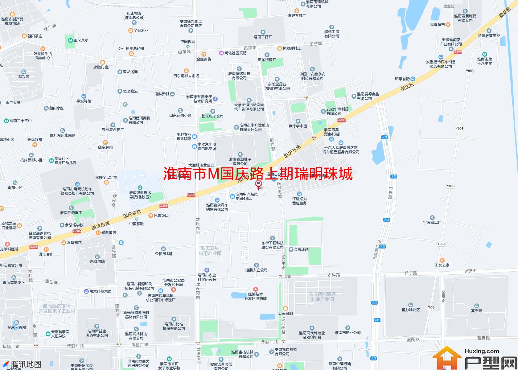 M国庆路上期瑞明珠城小区 - 户型网