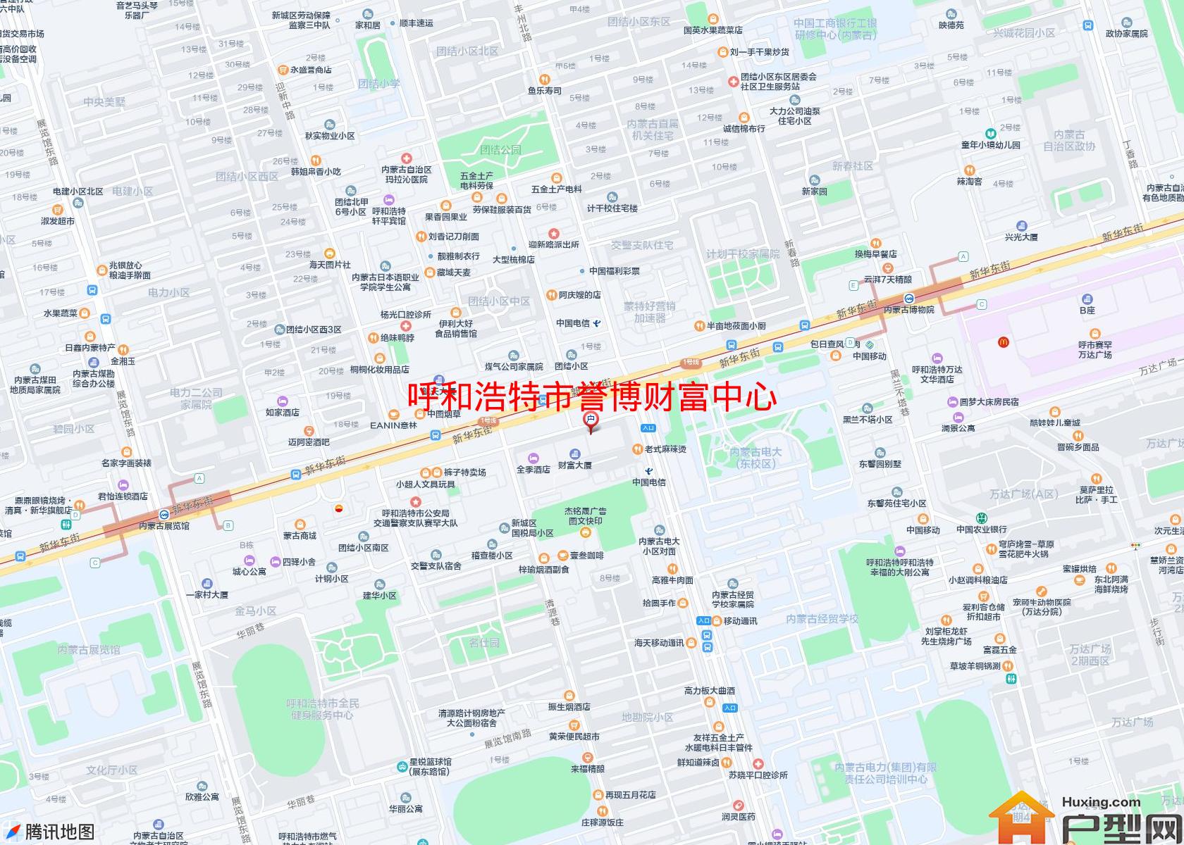 誉博财富中心小区 - 户型网