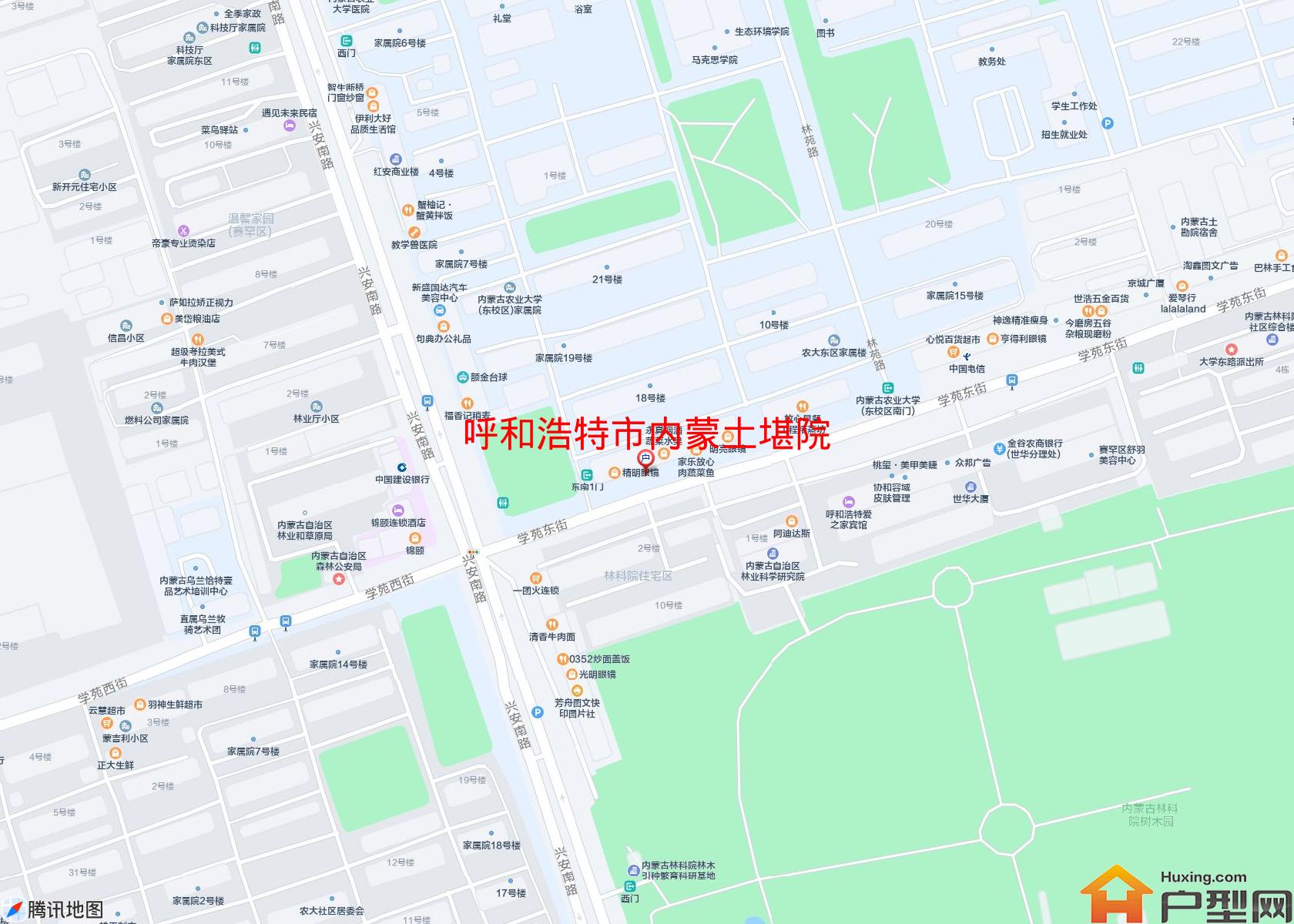 内蒙土堪院小区 - 户型网