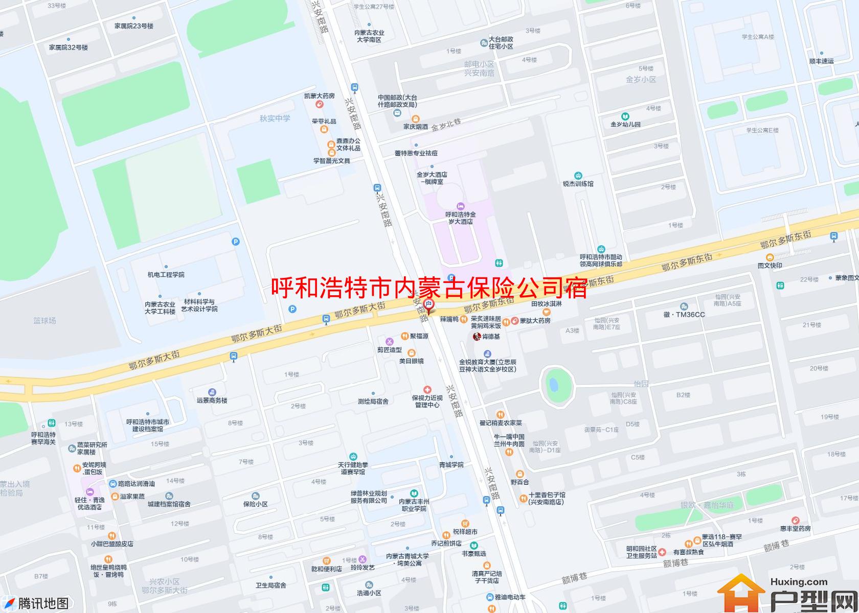 内蒙古保险公司宿舍小区 - 户型网
