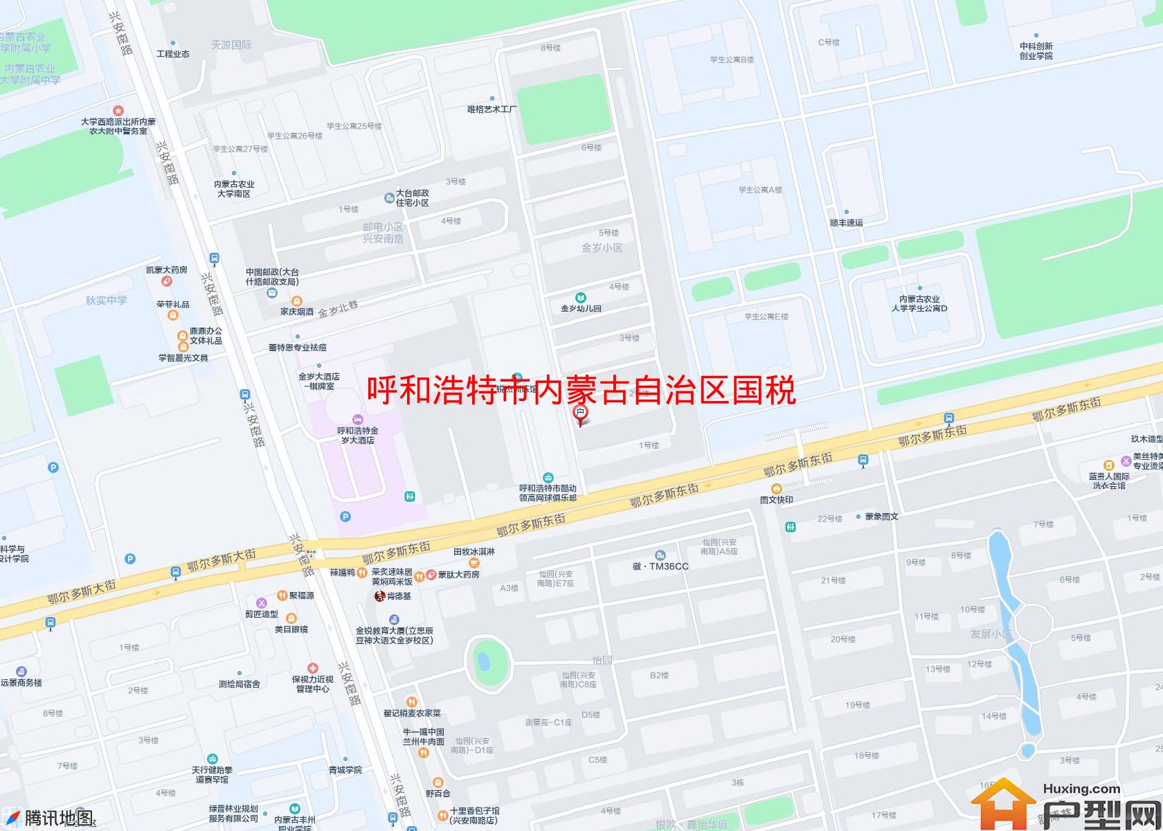 内蒙古自治区国税局住宅区小区 - 户型网