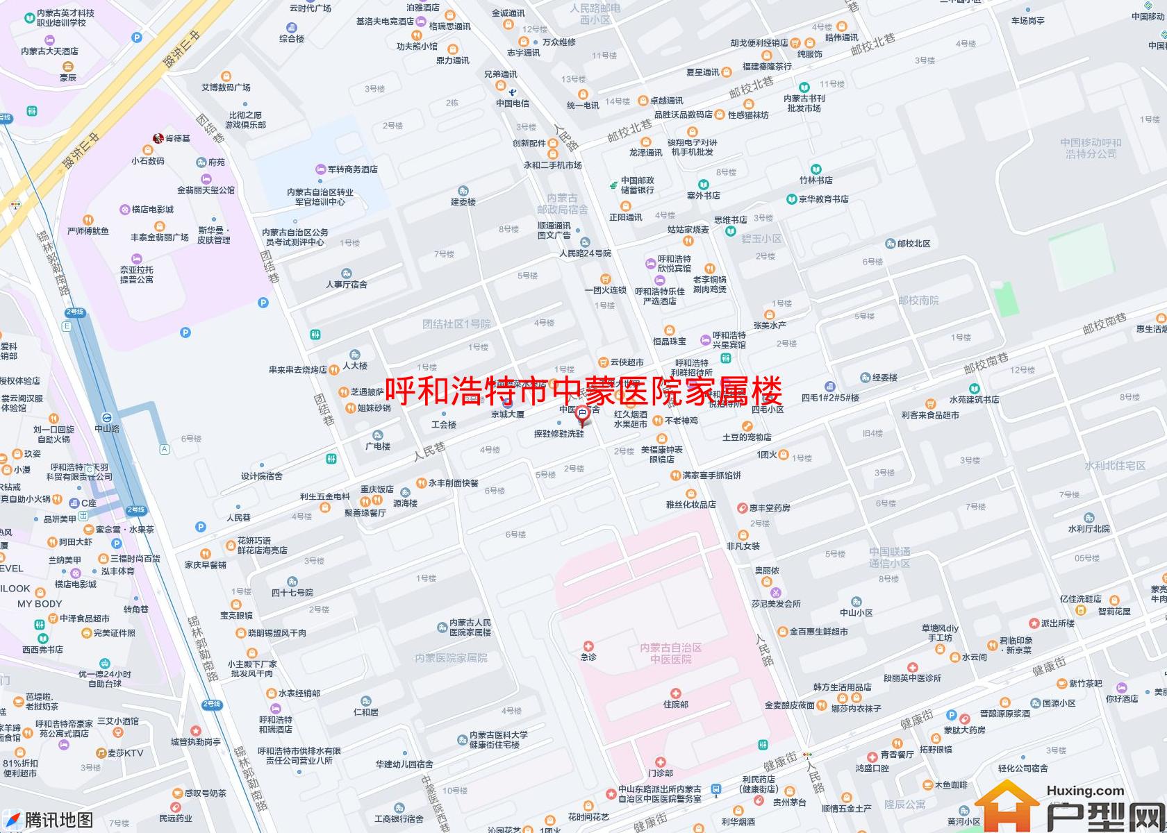 中蒙医院家属楼小区 - 户型网