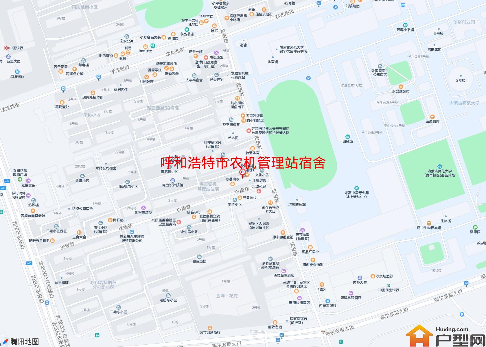 农机管理站宿舍小区 - 户型网
