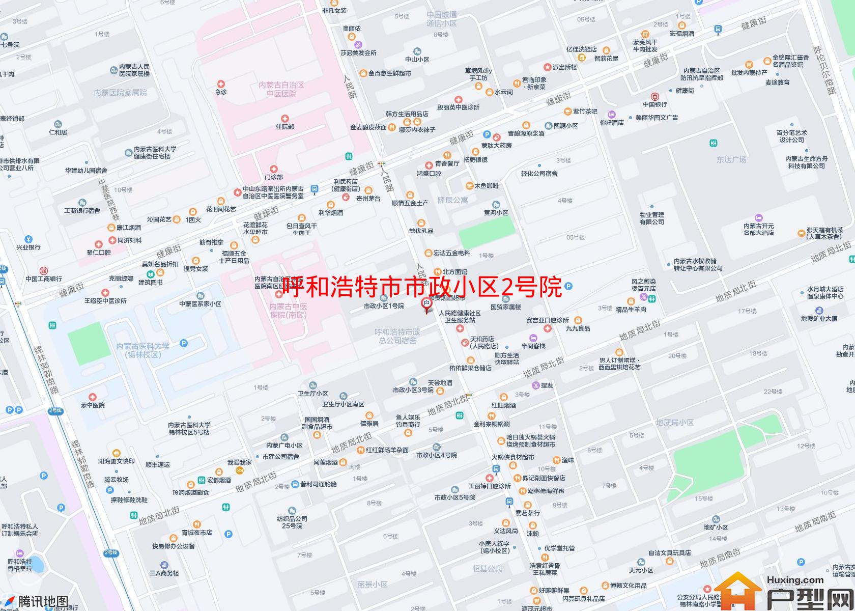 市政小区2号院小区 - 户型网