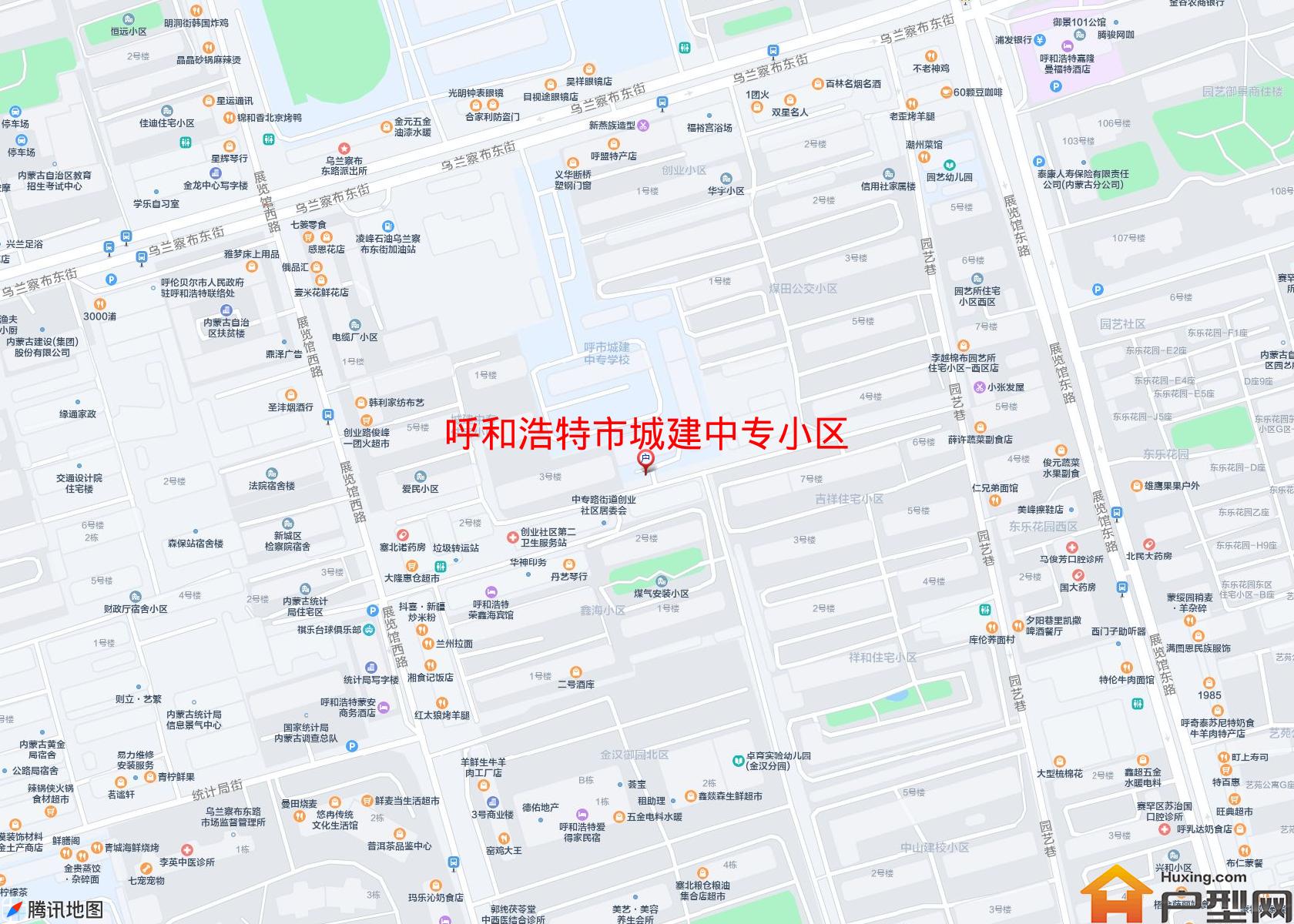 城建中专小区小区 - 户型网