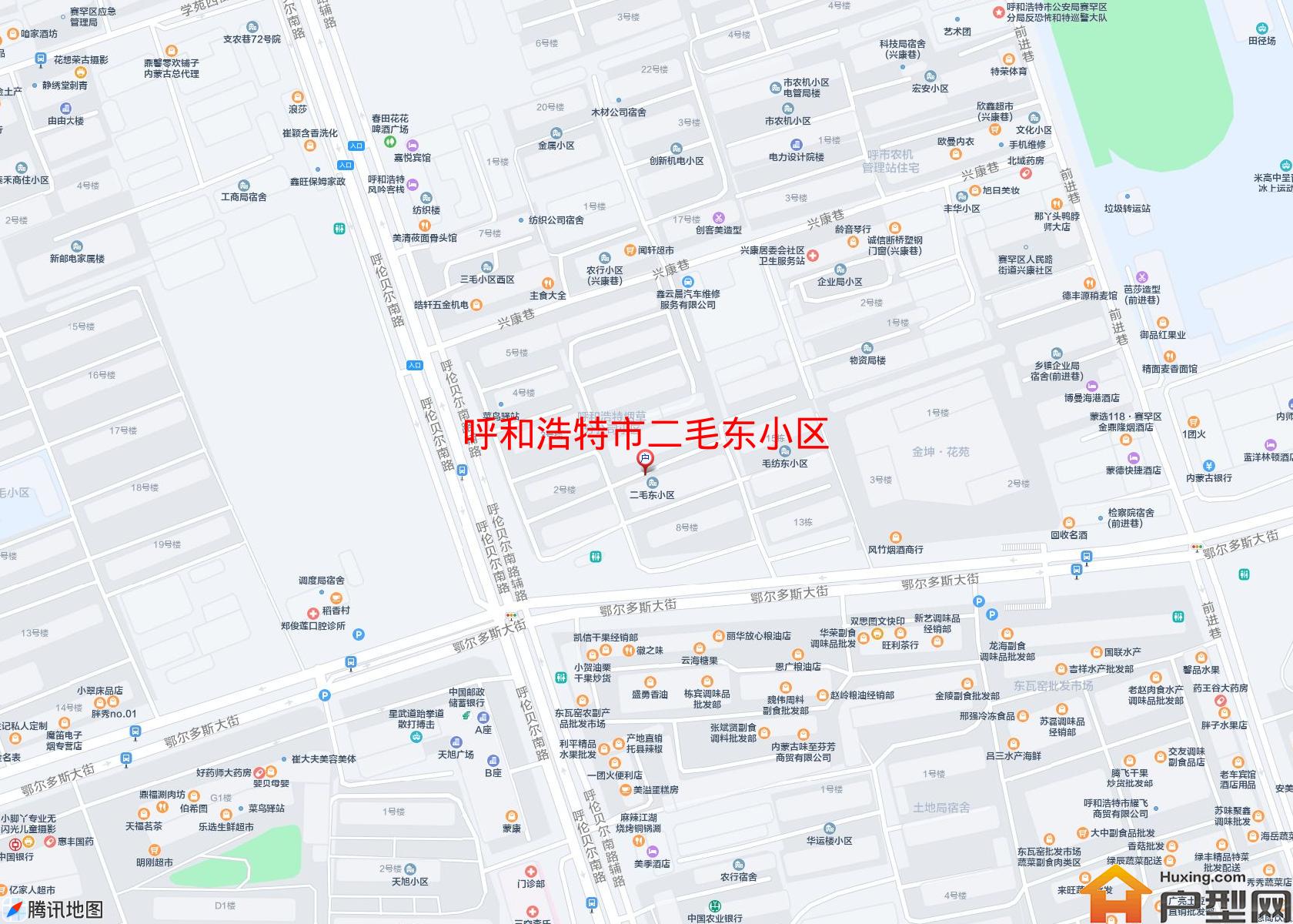 二毛东小区小区 - 户型网