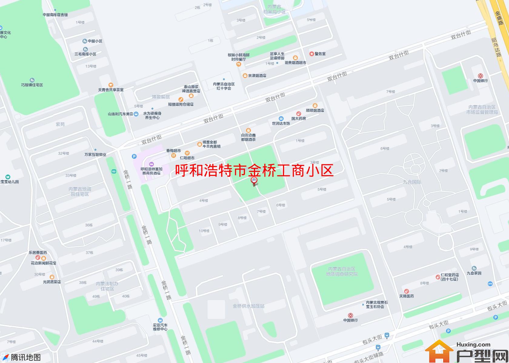 金桥工商小区小区 - 户型网