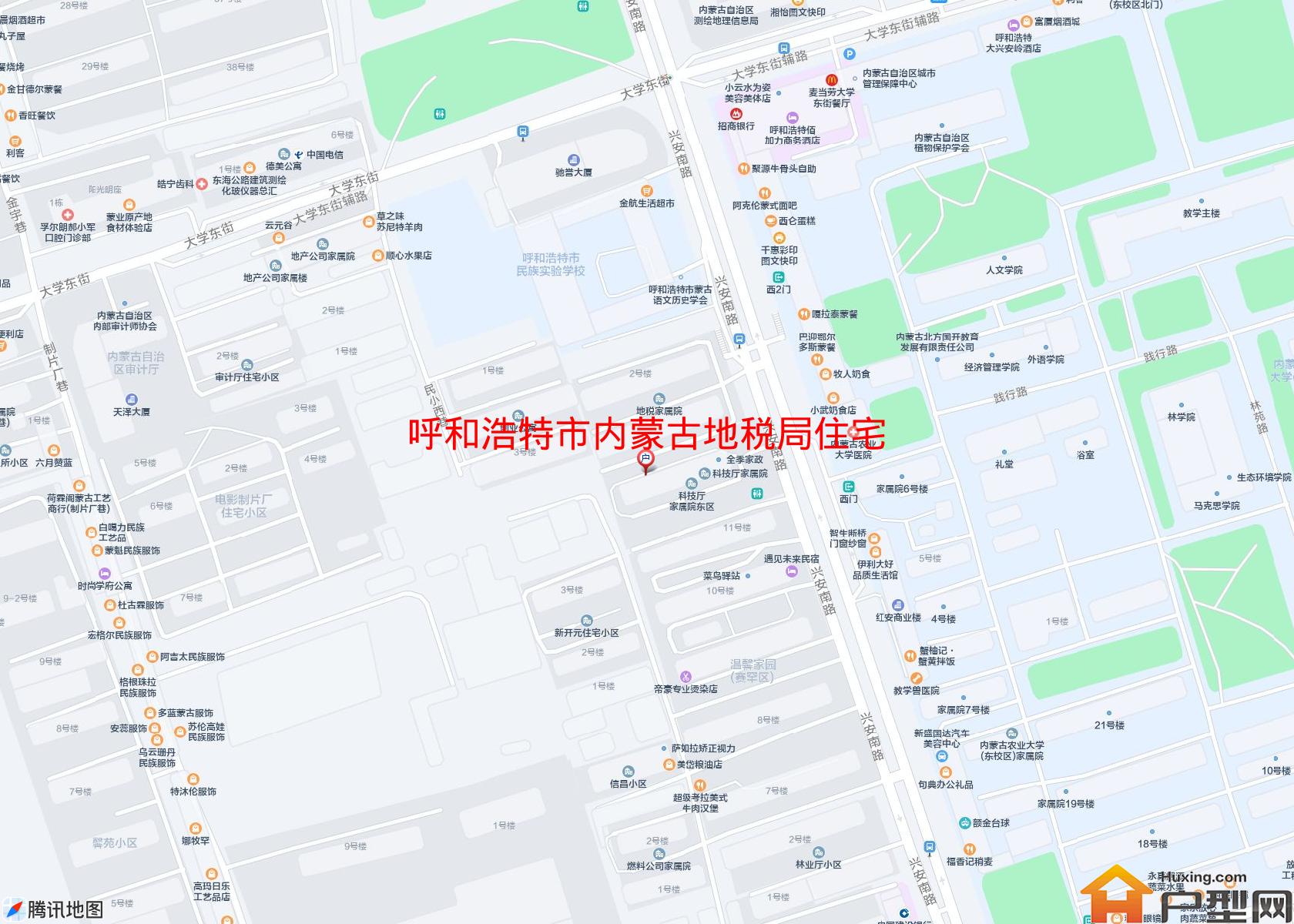 内蒙古地税局住宅小区小区 - 户型网